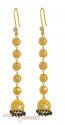 Click here to View - 22Kt Long Hook Earrings 