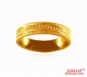 22 Karat Gold Band - Click here to buy online - 613 only..