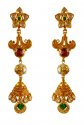 22K Gold Antique Earrings - Click here to buy online - 4,479 only..