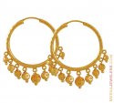 Click here to View - Gold Hoops with Danglings 