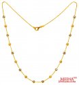 22k Gold Beads Chain - Click here to buy online - 714 only..