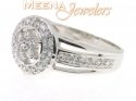 18 Kt White Gold Fancy Ring - Click here to buy online - 187 only..