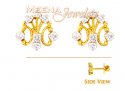 Genuine Diamond Earrings - Click here to buy online - 466 only..