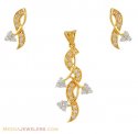 Click here to View - 22kt Gold Fancy Pendant Set 