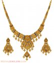 Multi Tone Necklace Set (22k) - Click here to buy online - 2,605 only..