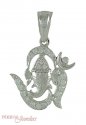 18Kt Ganesh Pendant - Click here to buy online - 152 only..