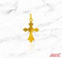 22Kt Gold Cross Pendant - Click here to buy online - 202 only..