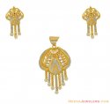 22k Two Tone Pendant Sets - Click here to buy online - 767 only..