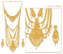Bridal Rani Haar ( 22k Gold) - Click here to buy online - 5,242 only..