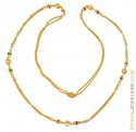 Gold Meenakari Long Chain - Click here to buy online - 757 only..