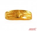 22k Gold Mens Thin Ring - Click here to buy online - 429 only..