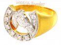 Click here to View - 22Kt Gold Mens Signity Ring 