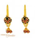 22Kt Gold Earrings - Click here to buy online - 103 only..