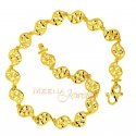22Kt Gold  Ladies Bracelet - Click here to buy online - 357 only..