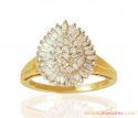 Designer Diamond Ring 18K - Click here to buy online - 2,042 only..