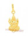 Click here to View - 22Kt Gold Laxmi Pendant 