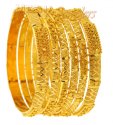 22Kt Gold Handmade Bangles - Click here to buy online - 2,936 only..