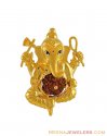 Click here to View - 22k Designer  Rudraksh Ganesh Pendant  