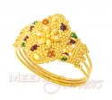 Meenakari Ladies Gold Ring - Click here to buy online - 135 only..