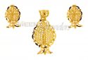 22 Kt Gold Pendant Sets - Click here to buy online - 351 only..