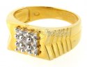 Click here to View - Mens Signity Ring (22 Kt Gold) 
