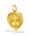 Click here to View - Allah Heart Shape Gold Pendant 