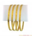 21k Plain Gold Bangles(4Pcs) - Click here to buy online - 2,305 only..