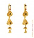 Click here to View - Gold earring with chandelier  