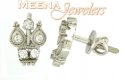 18Kt White Gold Earring - Click here to buy online - 269 only..
