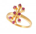 Gold Ring with Ruby - Click here to buy online - 416 only..