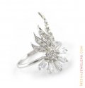 Click here to View - 18 Kt White Gold Signity Rings 
