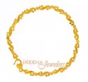 22k Gold Designer Bracelet - Click here to buy online - 536 only..
