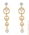 Gold 2 Tone Fancy Earrings - Click here to buy online - 3,019 only..