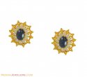 Gold Earrings with CZ - Click here to buy online - 379 only..