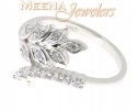 18 Kt White Gold Signity Ring - Click here to buy online - 169 only..
