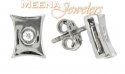18Kt White Gold Earring - Click here to buy online - 140 only..