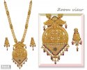 22k Patta Haar Set (Temple Jewelry)