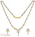 Gold 2 tone MangalSutra Set