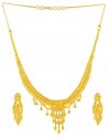 Gold Necklace and Earrings Set - Click here to buy online - 959 only..