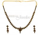 22 Kt Gold Sapphire Set - Click here to buy online - 1,539 only..