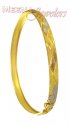 Gold TwoTone Baby Bangle - Click here to buy online - 342 only..