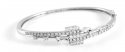 18k white gold bangle - Click here to buy online - 706 only..