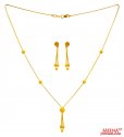22 Karat Gold Necklace Set - Click here to buy online - 1,151 only..