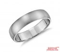 18 Kt White Gold Wedding Band - Click here to buy online - 427 only..