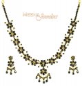 Sapphire Designer Necklace Set - Click here to buy online - 1,679 only..
