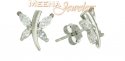 18Kt White Gold Earring - Click here to buy online - 105 only..