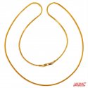 22KT Gold Fox Tail Chain  - Click here to buy online - 1,009 only..