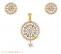 Click here to View - 22kt Gold Fancy Pendant Set 