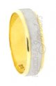 18Kt Gold Wedding band 2 Tone - Click here to buy online - 165 only..
