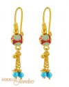 22Kt Gold Fancy Earrings (Hook style)
